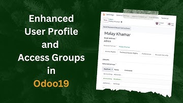 Enhanced User view with Security Groups | Odoo19 | Latest Features In Odoo 18.2 | odoo 19 | odoo