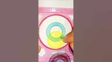 drawing spirograph art asmr sound satisfying relax w9 #art #spirograph #drawing #asmr