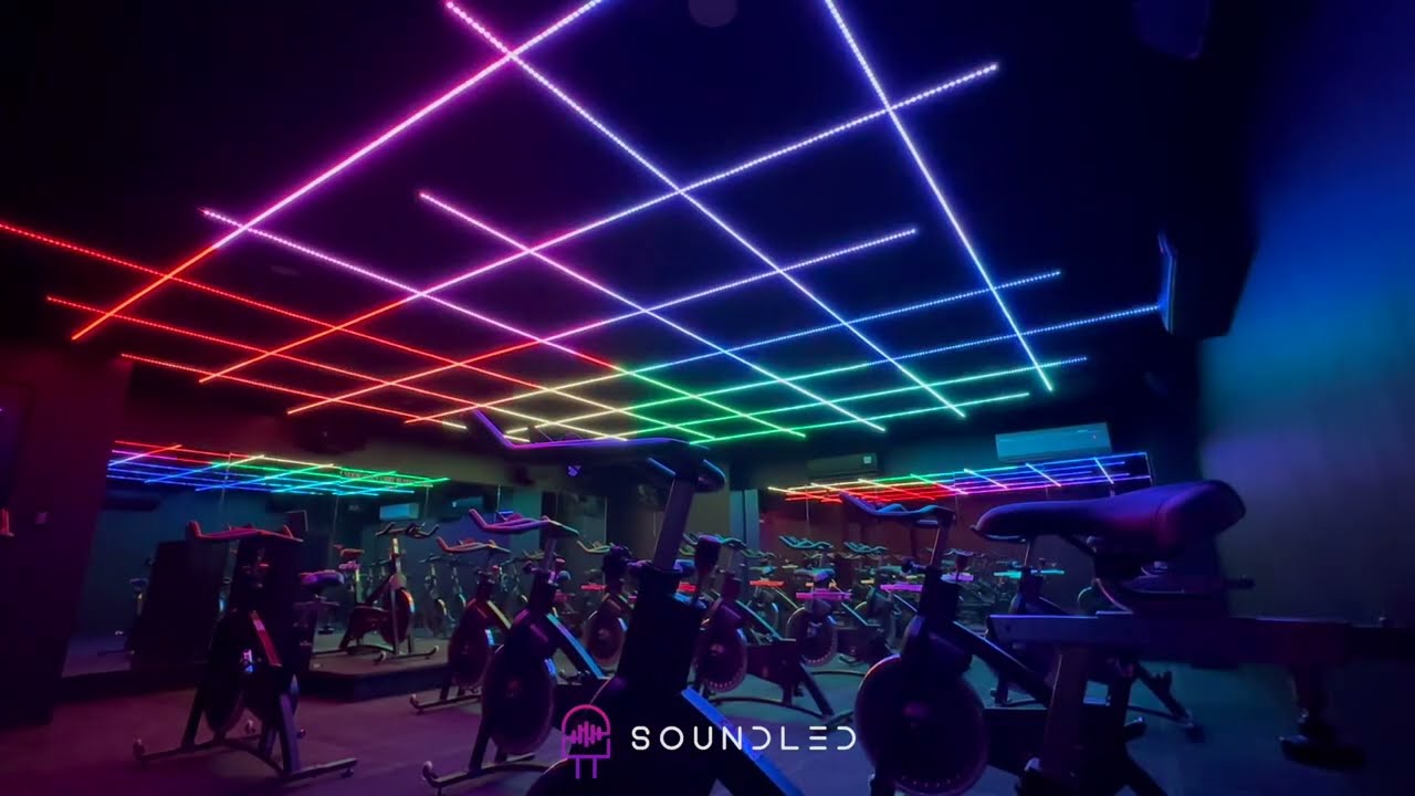 INDOOR CYCLING (Iluminación LED pixel)