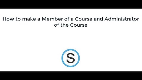 Making a Member an Admin to a Schoology Course