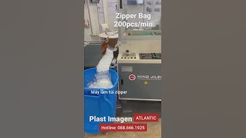Máy làm túi Zipper