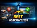 Photoshop 2026 Beginner Course – Lesson 1 Layout &amp; Workspace