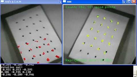 Towards PTAM: A results of tracking and pose estimation with OpenCV, OpenGL