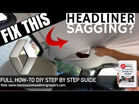 diy-how-to-fix-car-headlining-|-renault-scenic-sagging-headliner-repair