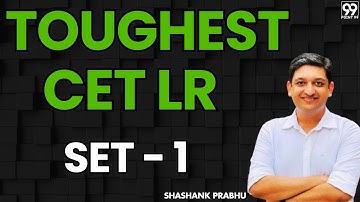 Toughest CET LR Set 1 | Shashank Prabhu