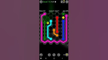 How To Solve Flow Free Hexes Jumbo Interval Pack Level 16 Board Walk Through Solution Walkthrough