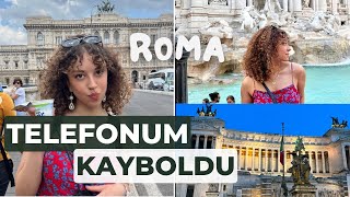 TELEFONUMU KAYBETTİM | Roma'da 2 Gün, Aşk Çeşmesi, Pantheon ve Sonsuz Yemek