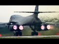 🇺🇸 The Awesome Rockwell B-1 Bomber Setting Off Car Alarms On Takeoff.