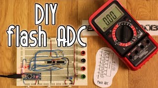 DIY flash 3bit ADC