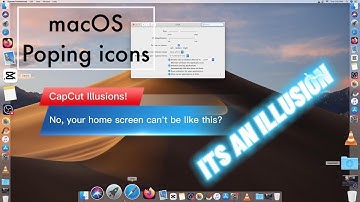 macOS icon pop-up | macOS icons pop | How to pop Mac Book Dock Icons | Dock Icons pop Mac, iMac