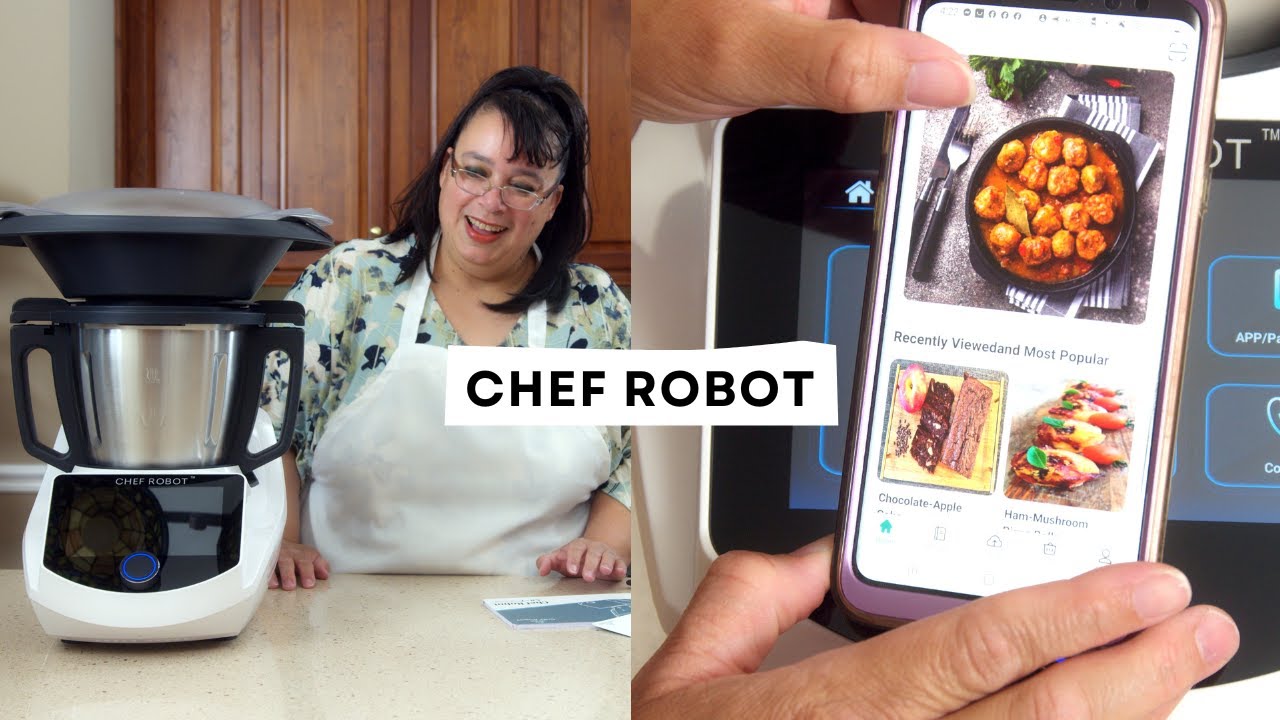 Chef Robot Kitchen Food Processor, WiFi Guided Recipes