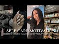 SELF CARE MOTIVATION | RESETTING, WORKING OUT, COOKING, CLEANING + MORE