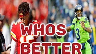 Best Quarterback In The NFL | Patrick Mahomes or Russell Wilson
