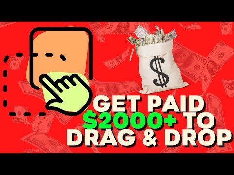 Get Paid $2000+ To Drag & Drop?!?! (UNLIMITED TIMES) | Make Money Online 2021