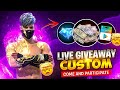 FREE FIRE LIVE GIVEAWAY CUSTOM🔴 | FF LIVE GIVEAWAY 😱#freefire#fflive#freefire#shorts#short