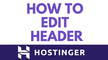 Hostinger Builder Tutorial: Edit Your Header Step By Step