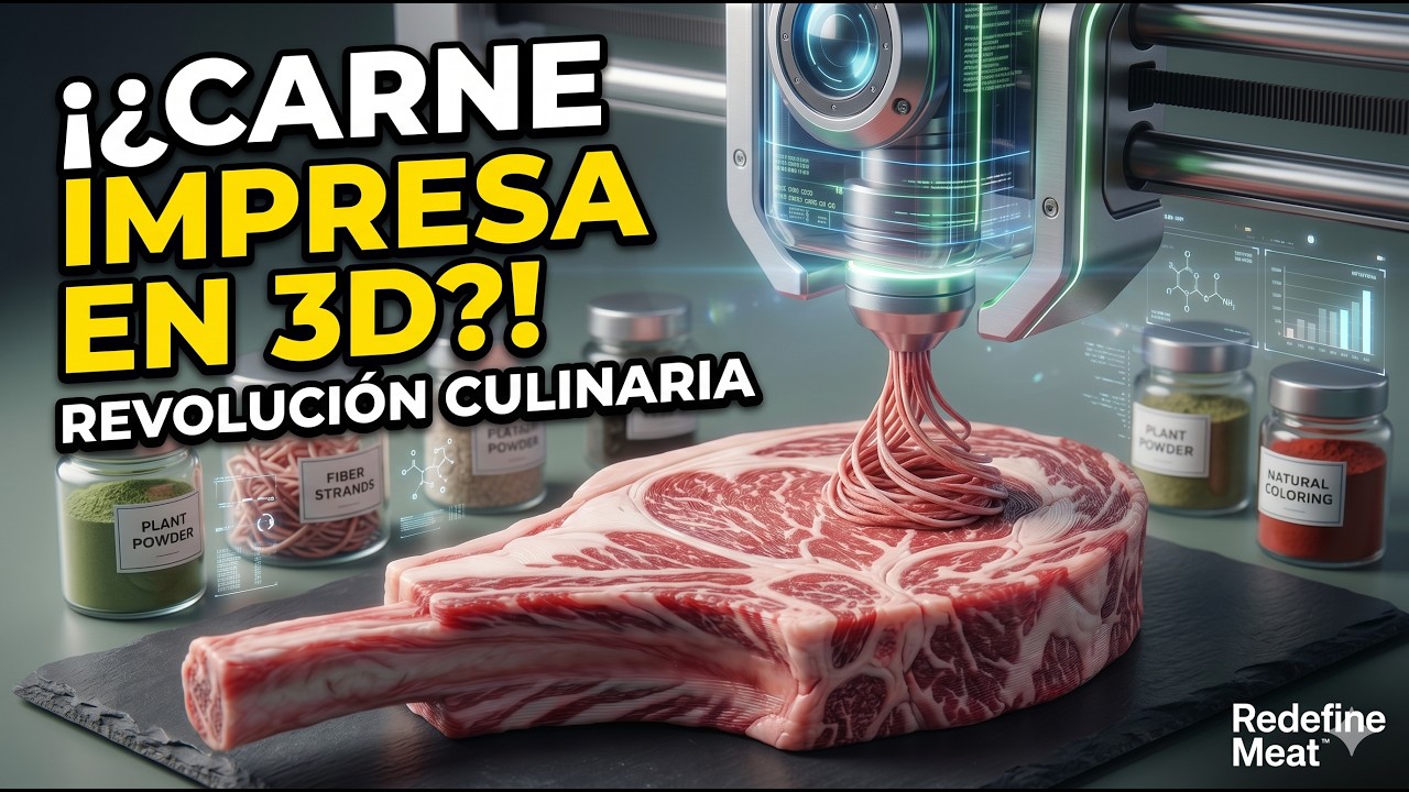 ¡No es animal! 😱 El filete IMPRESO en 3D que engaña a los mejores chefs ...