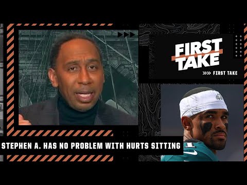 Stephen A. has NO PROBLEM with Jalen Hurts not playing vs. the Cowboys | First Take