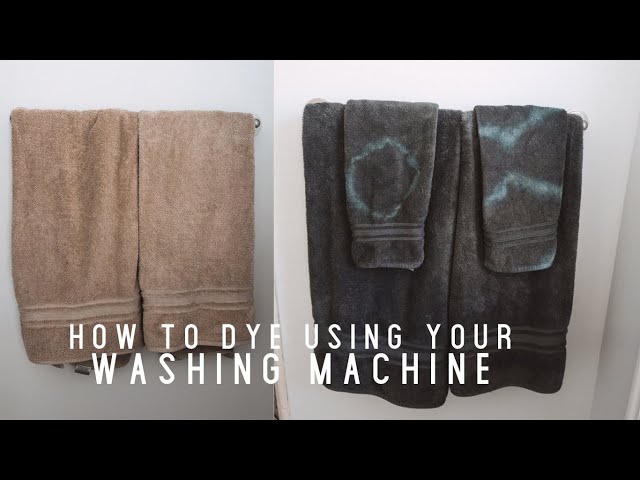 How to Dye Using the Washing Machine