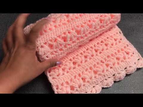 Easy crochet scarf/Crochet shawl