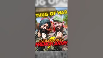 Thug Of War 🇮🇳🥵 || India Vs French || Indian Army Attitude || SUMIT EDITIONAL || #shorts #thugofwar