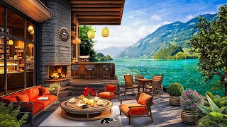 Relaxing Spring Jazz Music at Cozy Coffee Shop Ambience ☕ Smooth Jazz Background Music for Study