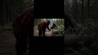 Building a home in the wild. Camp life begins. ⛺