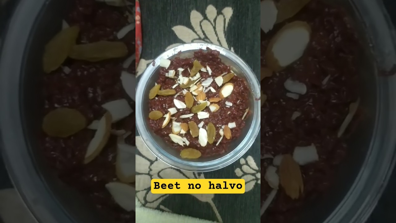 Kaveer mate Beet no halvo banavyo.😋 