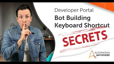 Top Automation 360 Keyboard Shortcuts | RPA Quick Tips