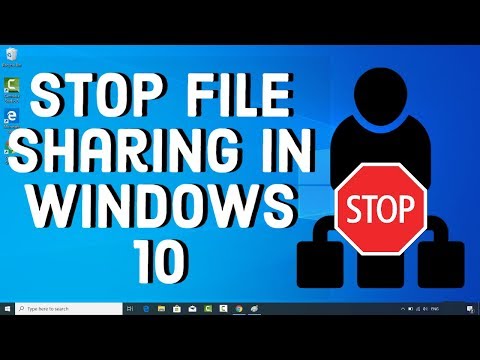 Video: Stop Sharing A Folder