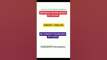 #hpsc #pgt #exam #reconduct #date @Chemistrythemystery #information
