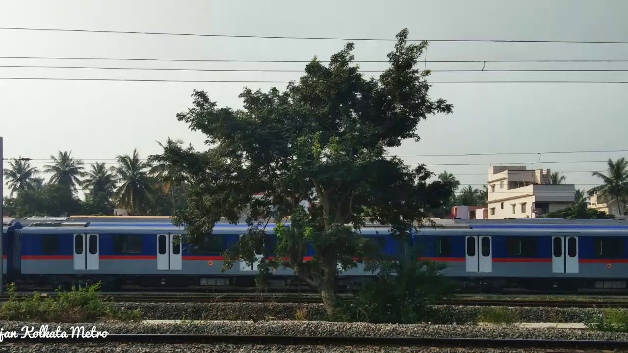 KOLKATA MEDHA AC METRO RAKE | 9TH AC METRO RAKE | KOLKATA METRO ...