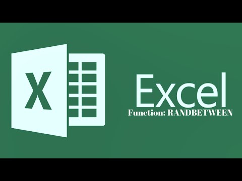 EXCEL Training | How to use RANDBETWEEN formula in Microsoft EXCEL