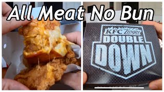 KFC Double Down- The Only Burger Without Bun From KFC Malaysia