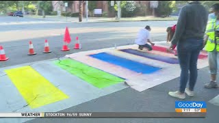 Davis Pride: Rainbow Crosswalk