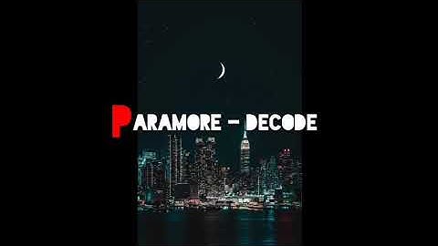 Paramore - Decode (Drumless /No Drum /Minus One)