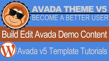 learn how to use build wordpress avada theme v5 demo content