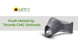 Push Metagrip Thumb Cmc Orthosis  Best Thumb Arthritis Braces  Hpfy