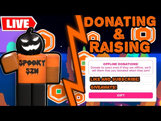 🔴Live🔴 Roblox Pls Donate💵Raising and Donating💸 🔴 