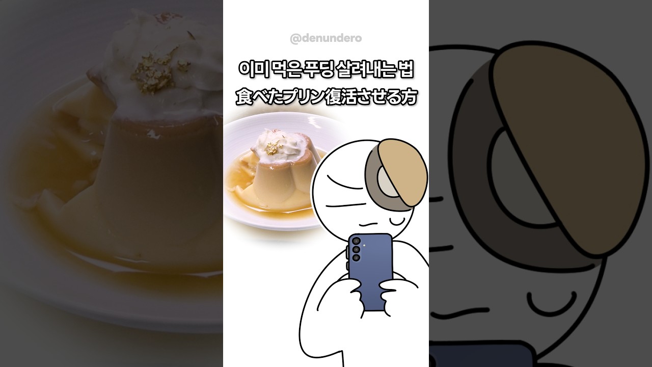 푸딩 사진을 갤럭시로 찍으면 생기는 일