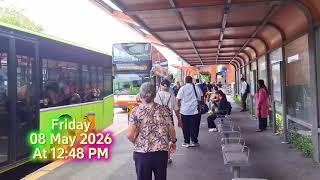 SG5742Y Sv 169. Departing Opp Yishun MRT Stn. MAN A95 Euro 5 (Batch 2) DD Bus. 08/05/26