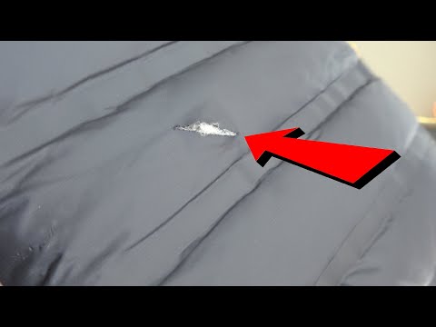 HOW TO FIX A DOWN JACKET [4K HD] Ripped and Tears Repaired EASY