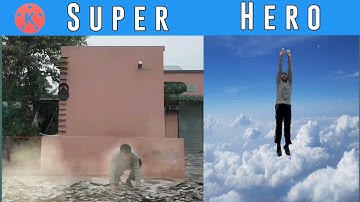 SUPER HERO LANDING And FLYING Effect | Kinemaster Tutorial