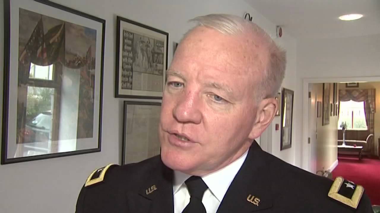 Visit to Ballymote Co, Sligo by Major General Vincent E. Boles (RET), U.S. ARMY