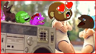 BaBy Godzilla vs Baby Kong Animation & Baby Dance - Coffin Dance Meme (Parody)