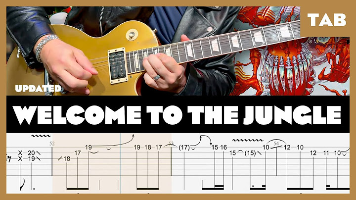 Welcome to the Jungle Guitar version - Guitar performance video thumbnail
