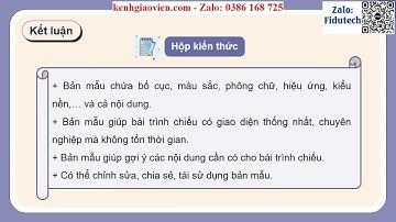 Giáo án powerpoint Bài 11a: Sử dụng bản mẫu tạo bài trình chiếu | GA điện tử Tin học 8 KNTT