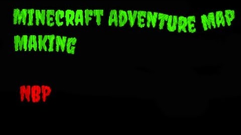 How to create Adventure map in Minecraft-part one