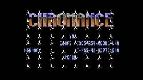 Chromance - Chromance Intro J1 | C64 Crack Intro