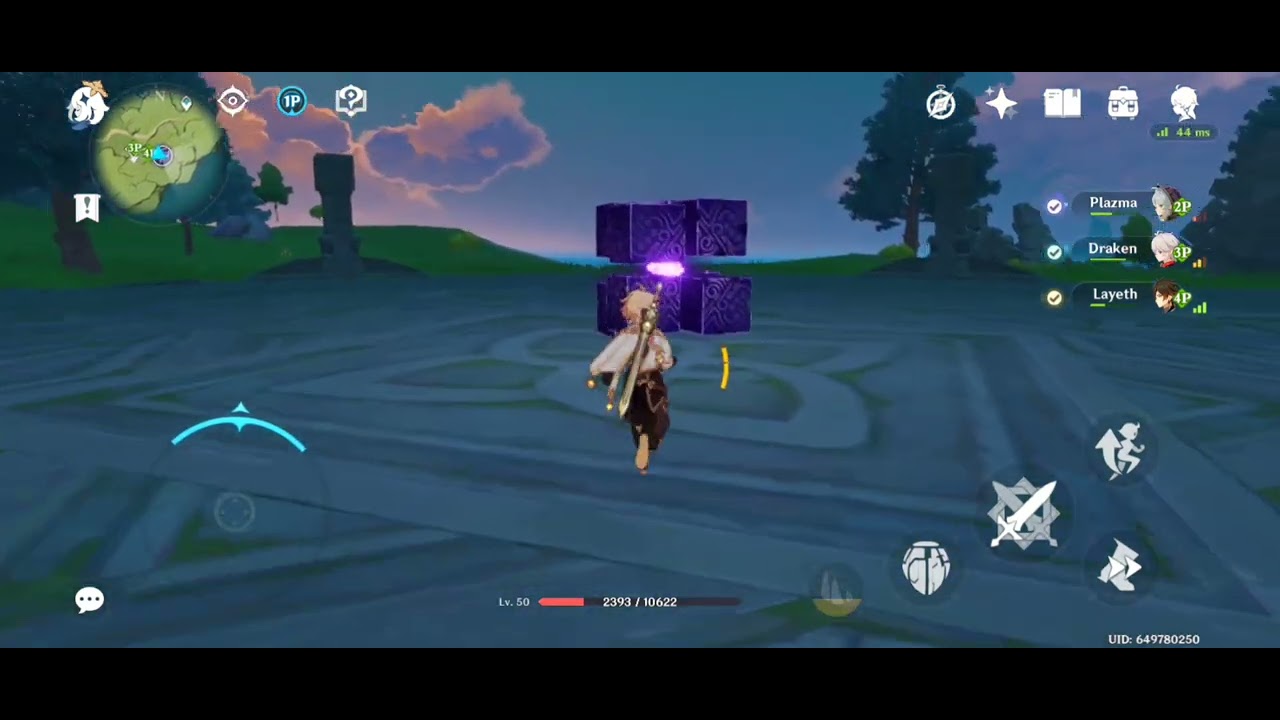 Genshin Impact Cyro Boss Battle - YouTube